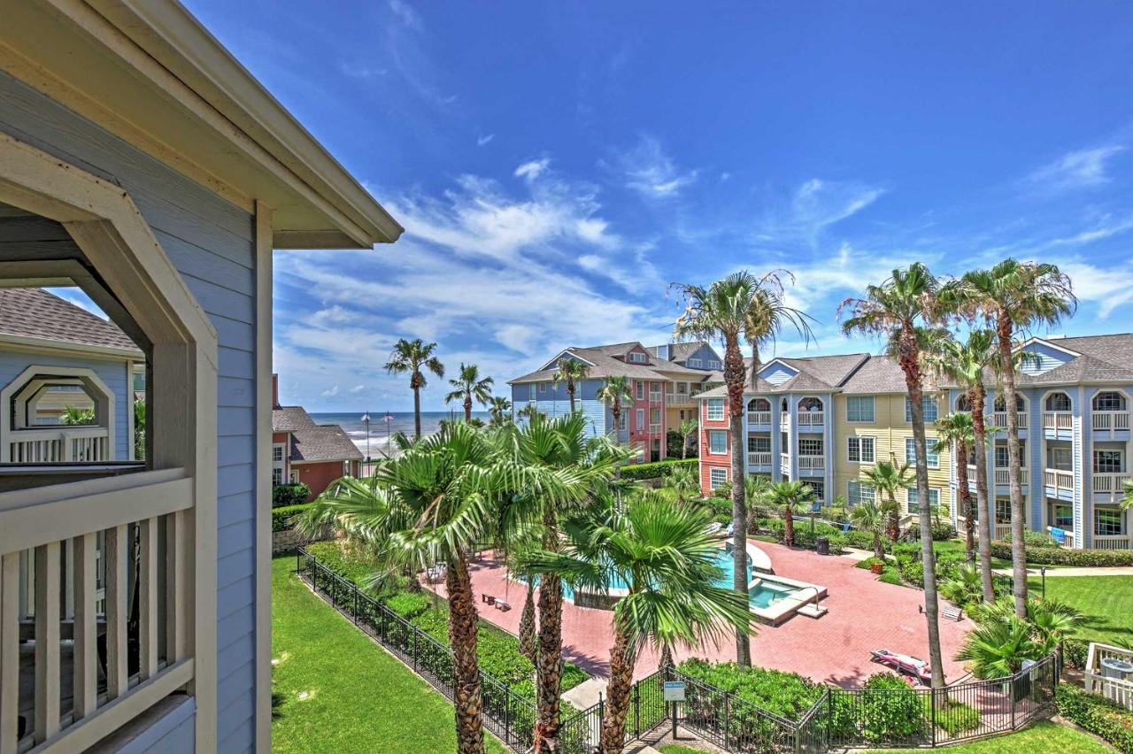 Colorful Galveston Retreat Steps From Beach And Pool Exterior foto